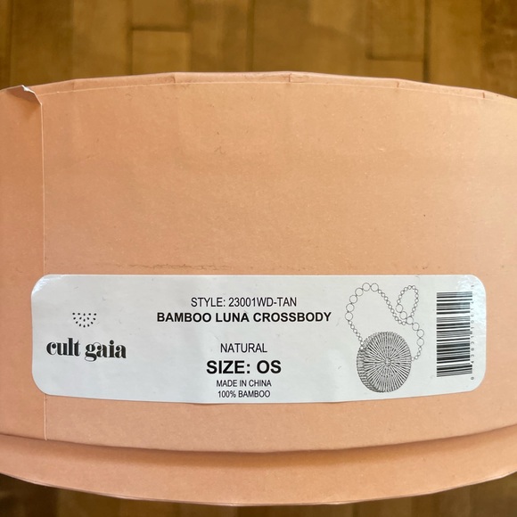 Cult GAIA Luna Bamboo Crossbody Bag Purse - Picture 2 of 7